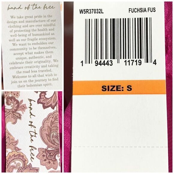 BOG BAND OF THE FREE - NWT “Kiss Me” Peplum Tiered Mini Dress in Fuchsia - Picture 10 of 16